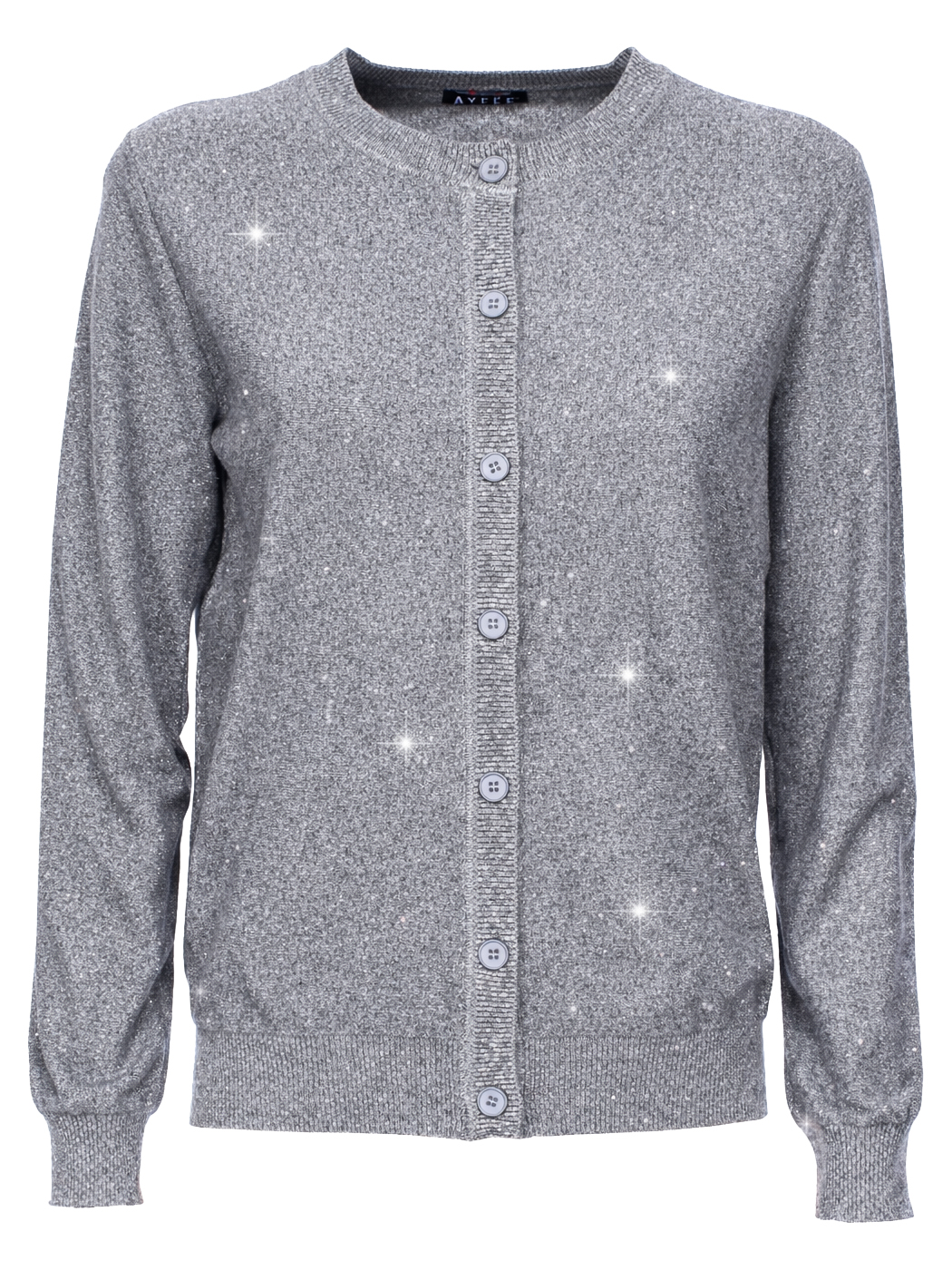 CARDIGAN DETTAGLIO STRASS,3 TG,45%VI 35%PL 20%PA,MADE IN PRC             